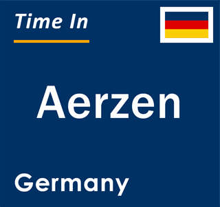 Current local time in Aerzen, Germany