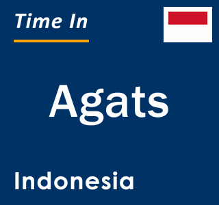 Current local time in Agats, Indonesia