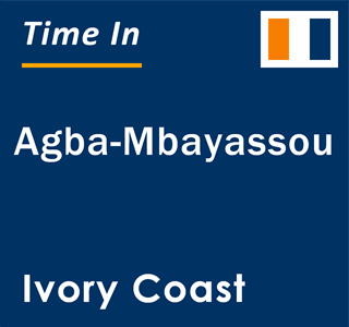 Current local time in Agba-Mbayassou, Ivory Coast