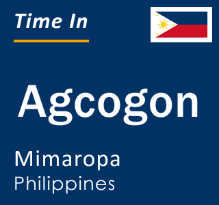 Current local time in Agcogon, Mimaropa, Philippines
