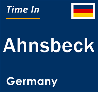 Current local time in Ahnsbeck, Germany