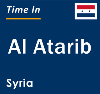 Current local time in Al Atarib, Syria
