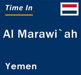 Current local time in Al Marawi`ah, Yemen