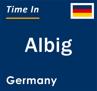 Current local time in Albig, Germany