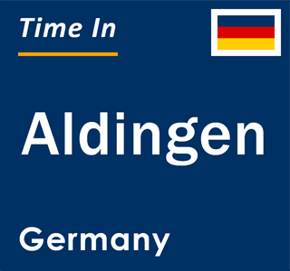 Current local time in Aldingen, Germany