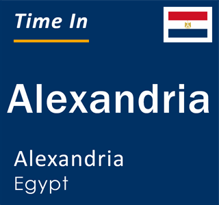 Current local time in Alexandria, Alexandria, Egypt