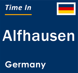 Current local time in Alfhausen, Germany
