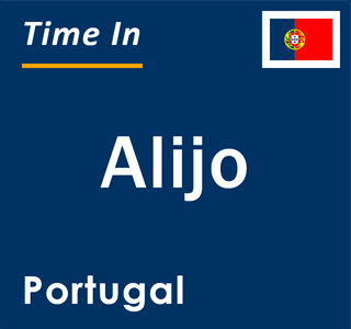 Current local time in Alijo, Portugal