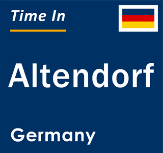 Current local time in Altendorf, Germany
