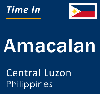 Current local time in Amacalan, Central Luzon, Philippines