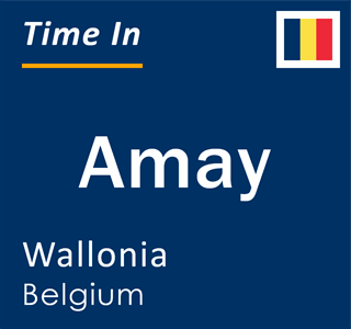 Current local time in Amay, Wallonia, Belgium