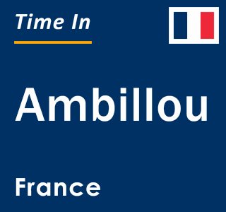 Current local time in Ambillou, France