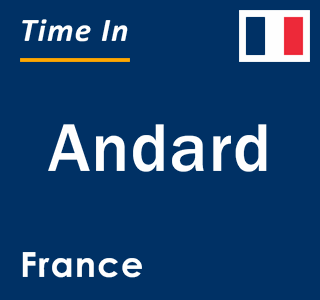 Current local time in Andard, France