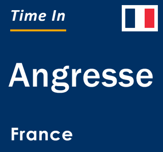 Current local time in Angresse, France