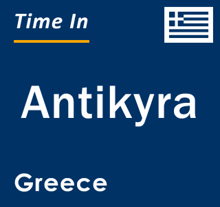 Current local time in Antikyra, Greece