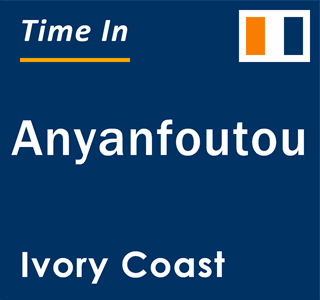 Current local time in Anyanfoutou, Ivory Coast