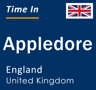 Current local time in Appledore, England, United Kingdom