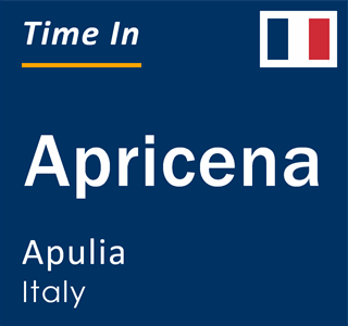Current local time in Apricena, Apulia, Italy