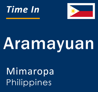Current local time in Aramayuan, Mimaropa, Philippines