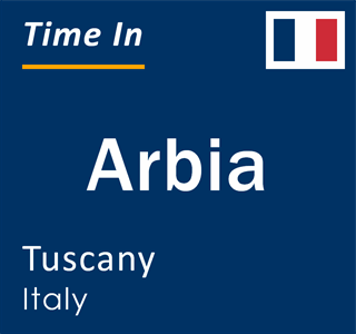 Current local time in Arbia, Tuscany, Italy