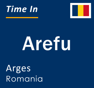 Current local time in Arefu, Arges, Romania