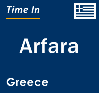 Current local time in Arfara, Greece