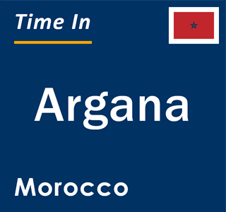 Current local time in Argana, Morocco