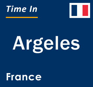 Current local time in Argeles, France