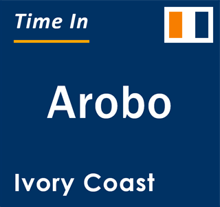 Current local time in Arobo, Ivory Coast