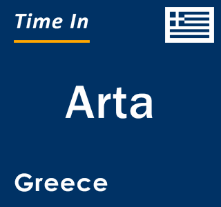 Current local time in Arta, Greece