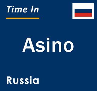 Current local time in Asino, Russia