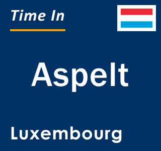 Current local time in Aspelt, Luxembourg