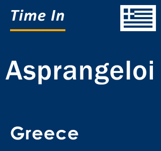 Current local time in Asprangeloi, Greece