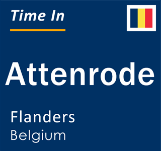 Current local time in Attenrode, Flanders, Belgium