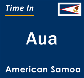 Current local time in Aua, American Samoa