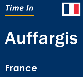 Current local time in Auffargis, France