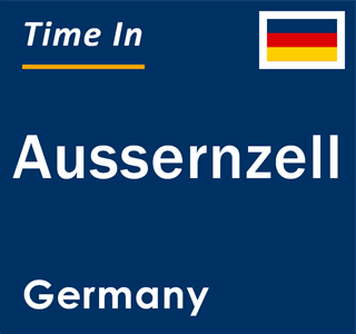 Current local time in Aussernzell, Germany