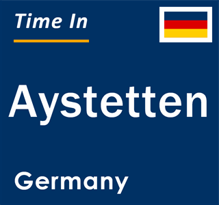 Current local time in Aystetten, Germany