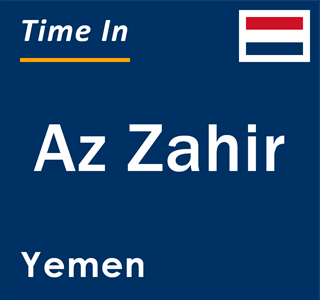 Current local time in Az Zahir, Yemen