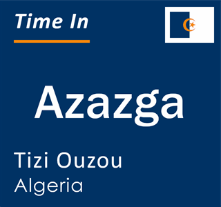 Current local time in Azazga, Tizi Ouzou, Algeria