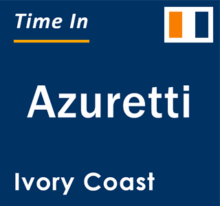 Current local time in Azuretti, Ivory Coast