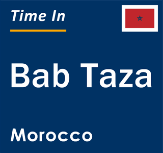 Current local time in Bab Taza, Morocco