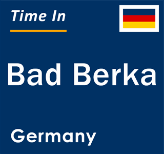 Current local time in Bad Berka, Germany