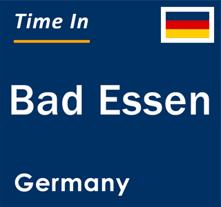 Current local time in Bad Essen, Germany