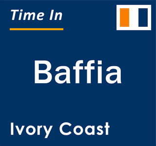 Current local time in Baffia, Ivory Coast