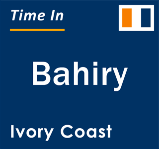 Current local time in Bahiry, Ivory Coast