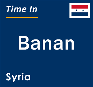 Current local time in Banan, Syria