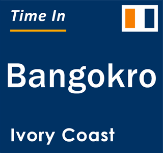 Current local time in Bangokro, Ivory Coast