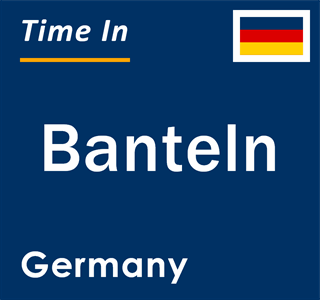 Current local time in Banteln, Germany
