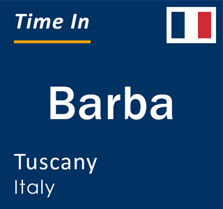 Current local time in Barba, Tuscany, Italy